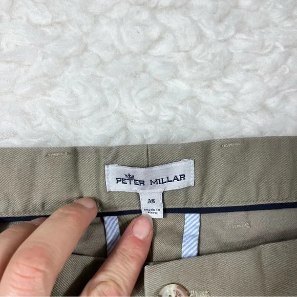 NEW Peter Millar Pilot Twill Flat Front Trousers
